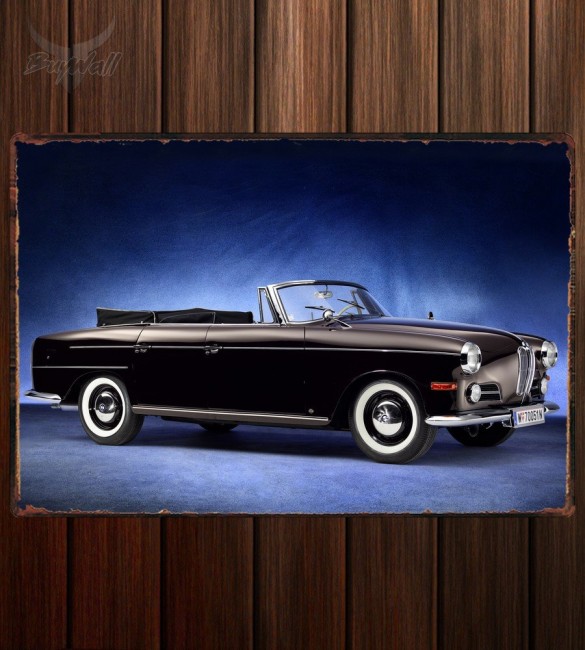Металлическая табличка BMW 502 V8 Autenrieth Cabriolet Металлическая табличка BMW 502 V8 Autenrieth Cabriolet